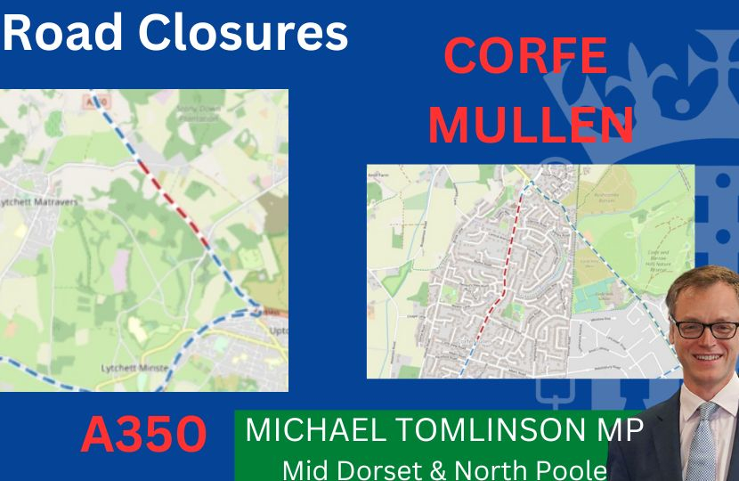 January Road Closures Michael Tomlinson